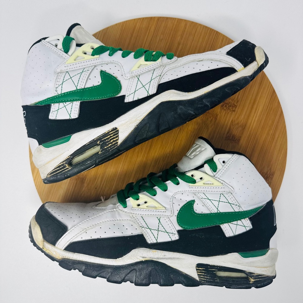 Nike Air Trainer SC High White Pine Green Black 302346-131 Mens 9.5‎ Bo Jackson